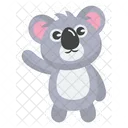 Cute Koala Greeting  Icon