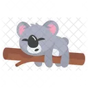 Cute Koala Sleeping  Icon