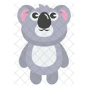 Cute Koala Standing  Symbol