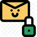 Cute mail padlock  Icon