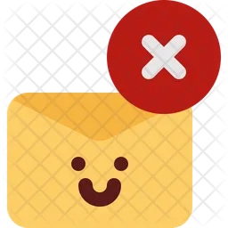 Cute mail remove  Icon