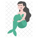 Cute Mermaid  Icon