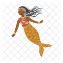 Cute Mermaid Girl Icon