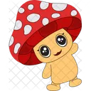 Cute Mushroom  Icon