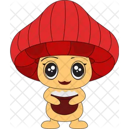 Cute Mushroom  Icon