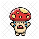 Cute mushroom crying  Icon