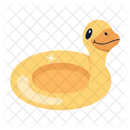 Cute Of Rubber Duck  Icon