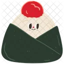 Onigiri Rice Ball Umeboshi Onigiri Icon