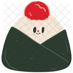 Cute onigiri character  Icon