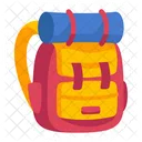Camp Backpack Rucksack Icon