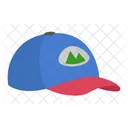 Camp Cap Hat Icon