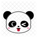 Panda Blinky Bear Icon