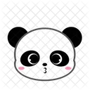 Panda Kiss Bear Icon