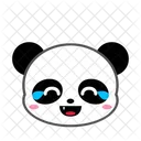 Cute Panda Laugh Cry  Icon