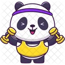 Cute Panda Workout  Icon