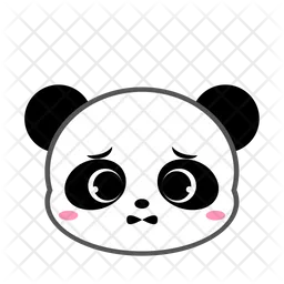 Cute Panda Clipart SVG, Panda Bear Kawaii Stickers PNG SVG
