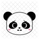 Panda Worry Bear Icon