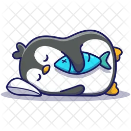 Cute Penguin  Icon