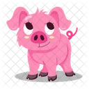 Cute Pig  Icon