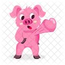 Cute Pig  Icon