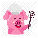 Pigs Stickers Cute Swine Cute Hog Icon