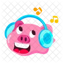 Pigs Stickers Cute Swine Cute Hog Icon