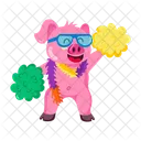 Cute Pig  Icon