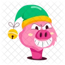 Cute Pig  Icon