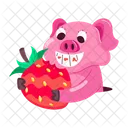 Cute Pig  Icon