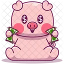 Cute Pig  Icon
