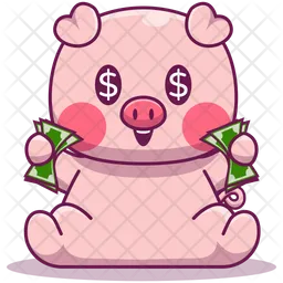 Cute Pig  Icon