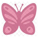 Cute Pink Butterfly  Front  Icon