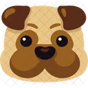 犬、パグ、かわいい アイコン