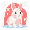 Cute Rabbit Rabbit Animal Icon