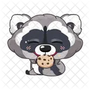 Cute Raccoon  Icon