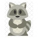 Cute Raccoon  Symbol