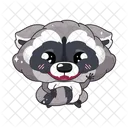 Cute Raccoon  Icon
