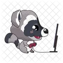 Cute Raccoon  Icon