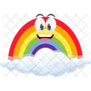 Cute Rainbow  Icon