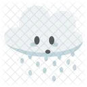 Cute Rainy Cloud  Icon