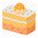 Cute Rectangle Sliced Cake Tart  アイコン