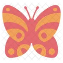 Cute Red Butterfly  Front  Icon