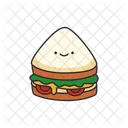 Cute sandwich  Icon