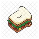 Cute sandwich  Icon
