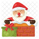 Santa Claus Gift Christmas Icon