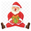 Santa Claus Cute Xmas Icon