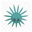 Sea Animal Sticker Sea Urchins Animal Icon