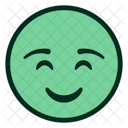 CUTE SHY SMILEY Emoji Icon