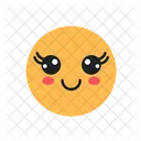 Cute Smile Emoji Emoticons Icon