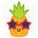 Cute Smile Pineapple  Icon
